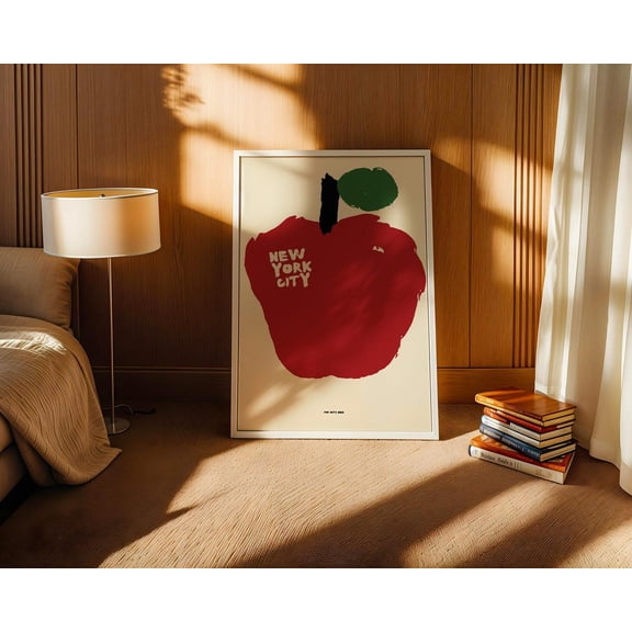 New York The Big Apple Wall Art Decor