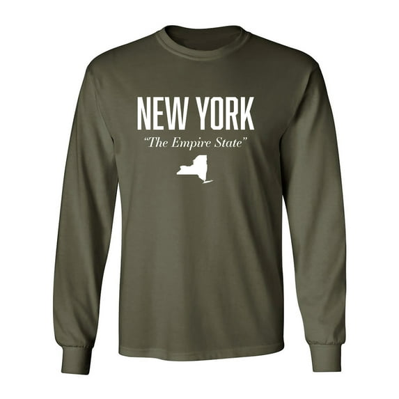 New York The Empire State Adult Long Sleeve T-shirt
