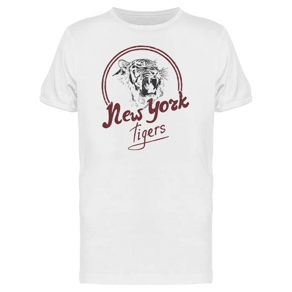 New York Tiger Team Graphic T-Shirt Men -Image by Shutterstock, Male Small