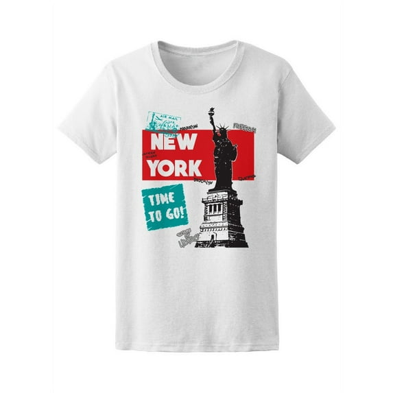 New York, Time To Go! T-Shirt Women -Image by Shutterstock, Female Small