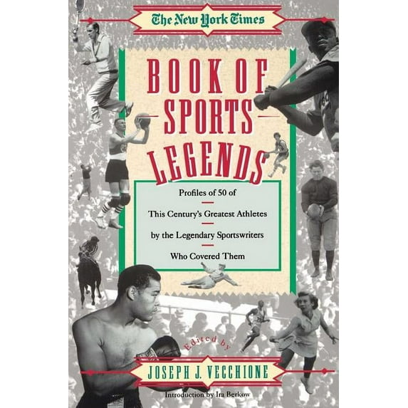 New York Times Book of Sports Legends, (Paperback)