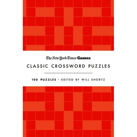 New York Times Games Classic Crossword Puzzles (Red and White): 100 Puzzles, (Hardcover)