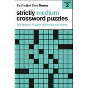 New York Times Games Strictly Medium Crossword Puzzles Volume 2 200 Medium Puzzles Paperback