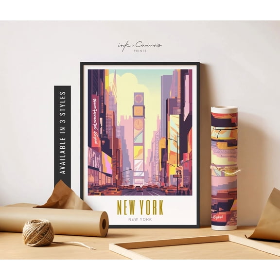 New York Times Square Wall Decor