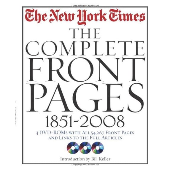 Pre-Owned New York Times: The Complete Front Pages: 1851-2008 (Hardcover) 1579127495 9781579127497