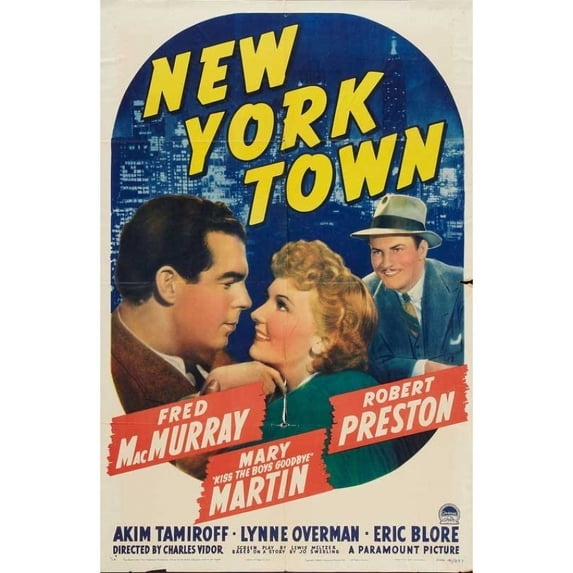 New York Town Movie Poster (11 x 17)