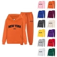 thumbnail image 1 of New York Track Suits for Women 2026 Trendy Hoodie and Jogger Sweatpants Matching Set Lounge Sets, 1 of 3