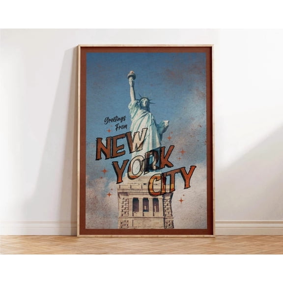 New York Travel Nyc Fashion Inspired New Yorkers Portrait Decor Unframed Paper Print