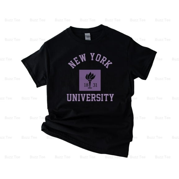 New York University NYU Violets Retro Collegiate Logo V1130827 New Unisex T-Shirt, up to 5XL