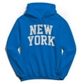 thumbnail image 1 of New York V1 Graphic Royal Men's Cotton Pullover Hoodie, 1 of 1