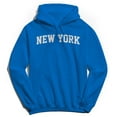 thumbnail image 1 of New York V2 Graphic Royal Men's Cotton Pullover Hoodie, 1 of 1