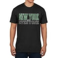 thumbnail image 1 of New York VS Everyone Vintage Distressed Mens Soft T Shirt Vintage Black MD, 1 of 1