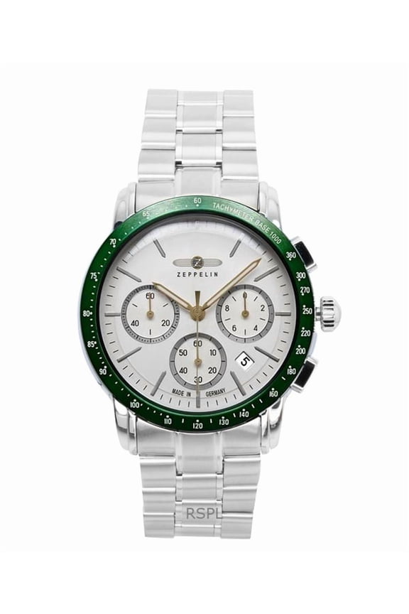 New York Chronograph Stainless Steel White Dial Quartz 8878MB4 Men's Watch