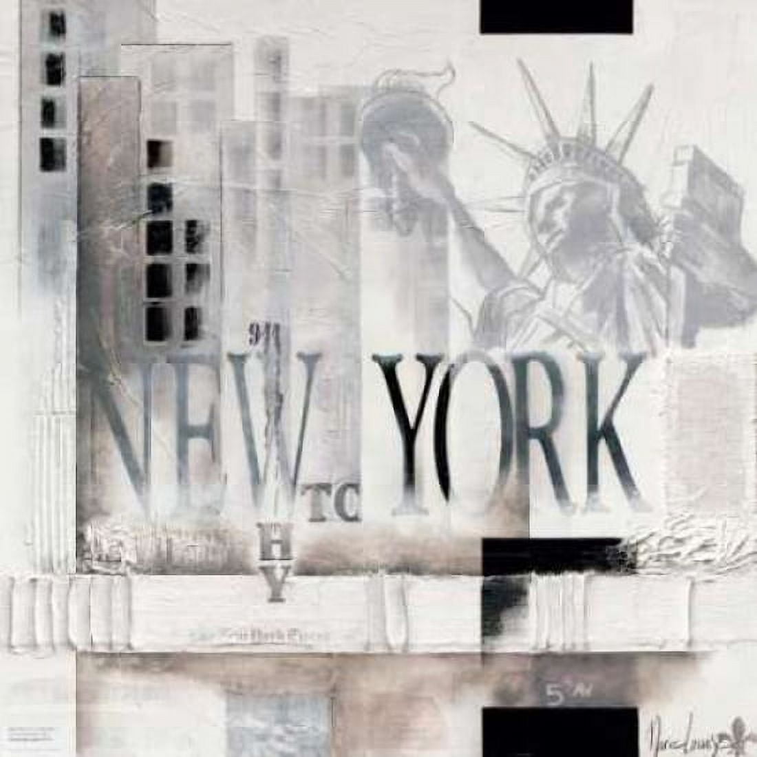 New York Why WTC Canvas Art - Marie-Louise Oudkerk (24 x 24)