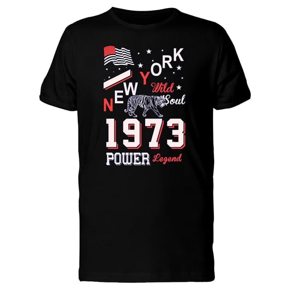 New York Wild Soul 1973 T-Shirt Men -Image by Shutterstock, Male XX-Large