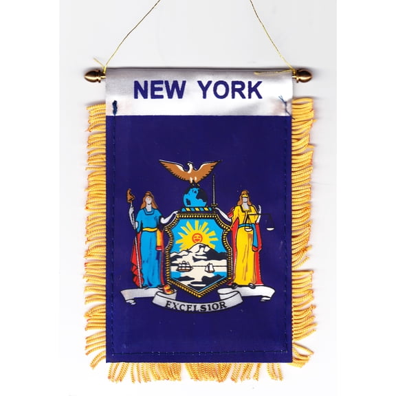 New York Window Hanging Flag