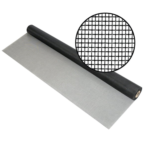 New York Wire FCS8530-M 72 in. x 100 ft. Charcoal Fiberglass Screen