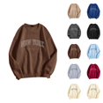 thumbnail image 1 of New York Women Sweatshirt 2026 Fall Winter Casual Long Sleeve Crewneck Graphic Pullover Sweat Shirts Tops, 1 of 6