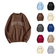 thumbnail image 1 of New York Womens Sweatshirt 2026 Fall Winter Trendy Long Sleeve Crewneck Graphic Pullover Sweat Shirts Tops, 1 of 6