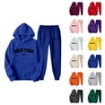 thumbnail image 1 of New York Womens Sweatsuits 2 Piece Set 2026 Trendy Hoodie and Joggers Sweatpants Matching Set, 1 of 4