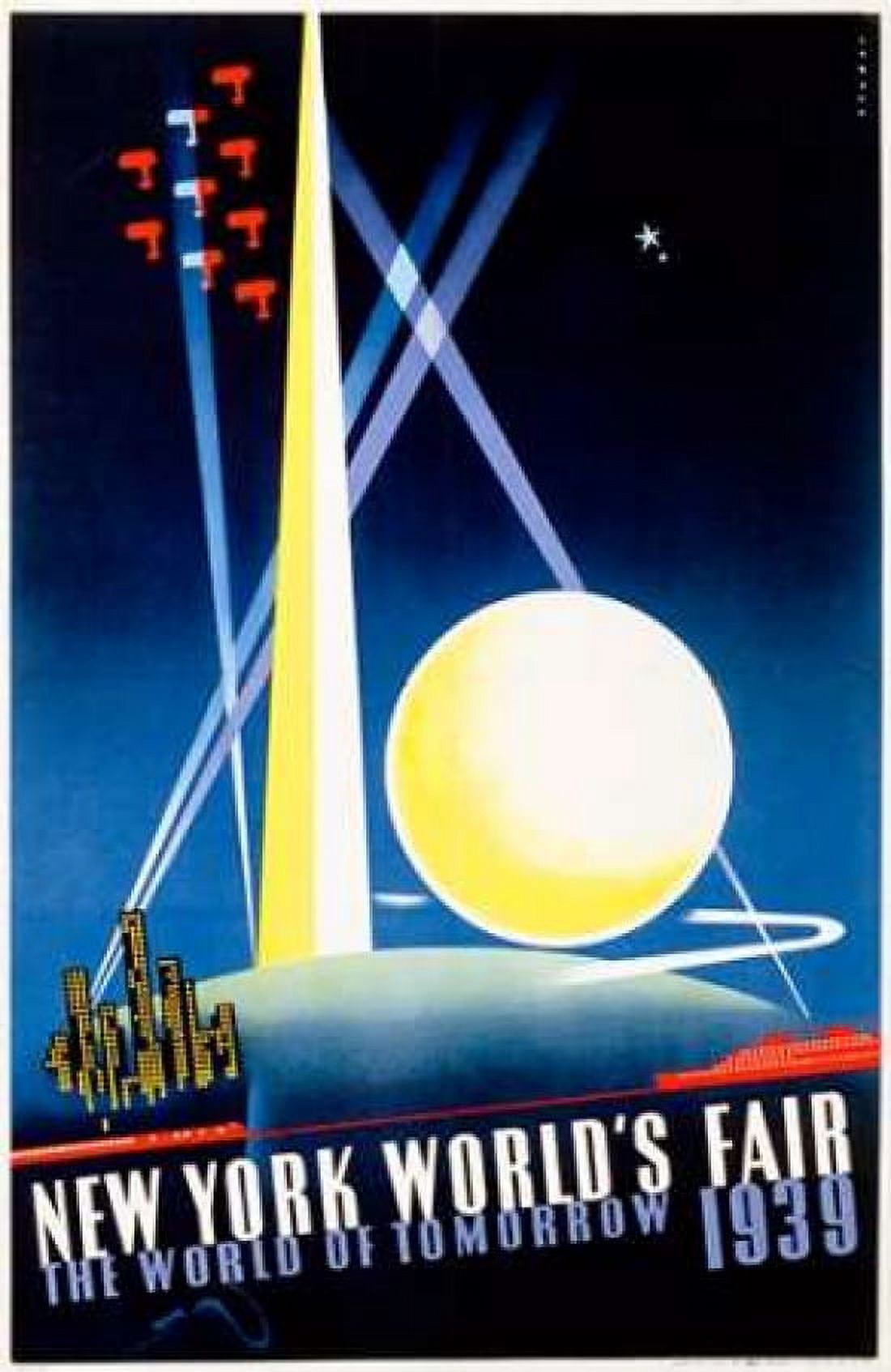 New York World‚Äôs Fair World of Tomorrow Canvas Art - Joseph Binder (24 x 36)