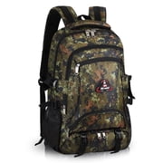 Camo Backpack for Adults, 40L Large Capacity Back Pack for Work Travel Hiking Outdoor, Army Green - BP8023