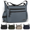 thumbnail image 1 of New York Xpress Casual Crossbody Bag for Women Multi-Pocket Lighweight Shoulder Bag Purses and Handbags, 319 - Grey, 1 of 8