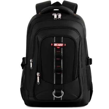Travel Backpack for Men Women Multifunctional Waterproof Casual Backpacks Lightweight Multi Pocket Daypack Bag,BP8016-Black