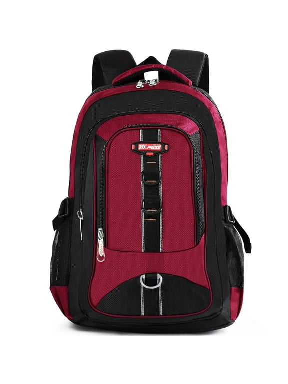 Travel Backpack for Men Women Multifunctional Waterproof Casual Backpacks Lightweight Multi Pocket Daypack Bag,BP8016 Red