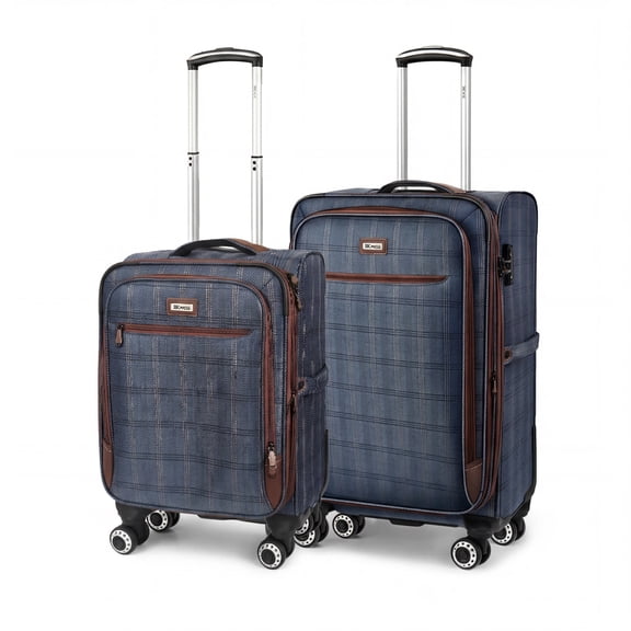 New York Xpress 2-Piece Expandable Softside Spinner Luggage Set, Lightweight 20/26 Inch, XJ2511#2