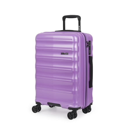 New York Xpress 20" Hardside Carry-on Luggage, Expandable Suitcase with Spinner Wheels, TSA-Approved, Lavender - La13801