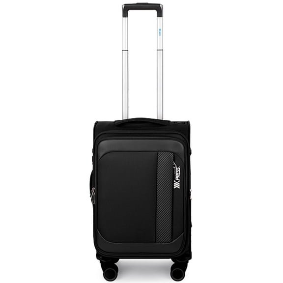 New York Xpress 20" Softside Carry On Luggage Expandable Spinner Luggage, Black - 8809