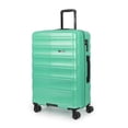 thumbnail image 1 of New York Xpress 25" Hardside Medium Checked Expandable Spinner Luggage with TSA Lock, Green - La13801, 1 of 11