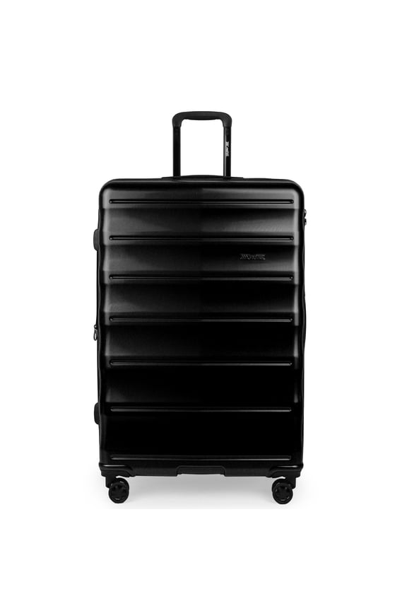 29" Large Checked Luggage PC Hardside Expandable Suitcase with Spinner Wheels, TSA-Approved, Black - La13801