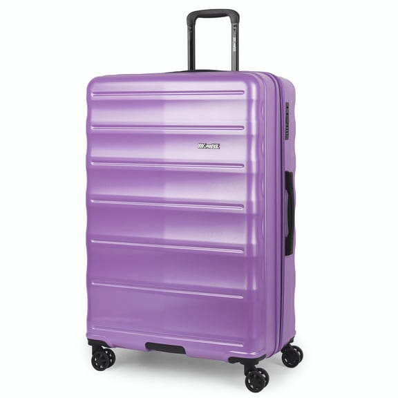 New York Xpress 29" Large Checked Luggage PC Hardside Expandable Suitcase with Spinner Wheels, TSA-Approved, Lavender - La13801