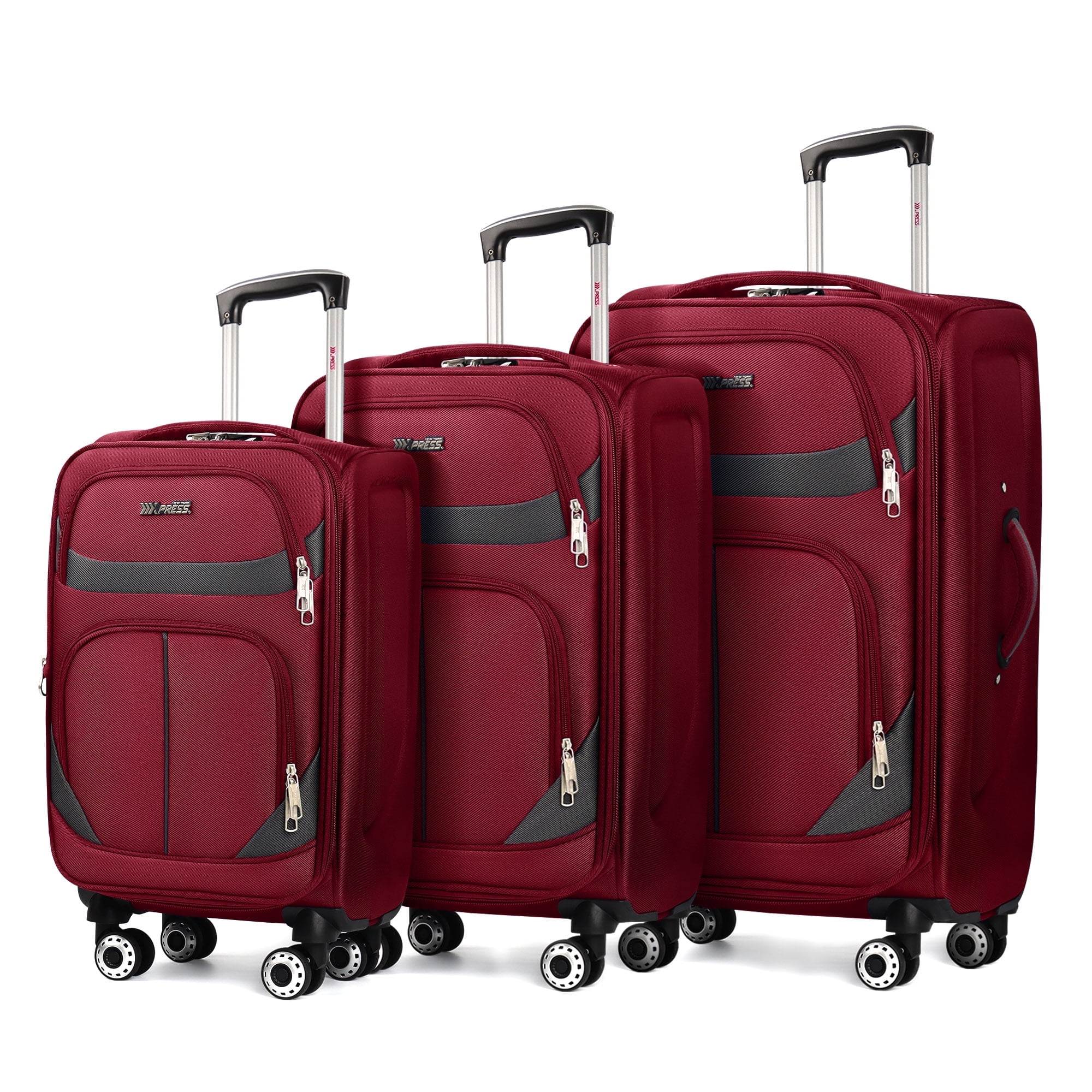 尺八ケース ワインレッド　18 多数本 New York Xpress 32