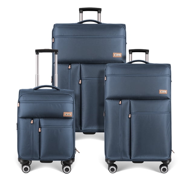 New York Xpress 3 Piece Softside Luggage Set, Lightweight