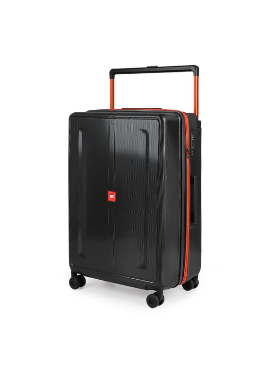 30" Expandable Hardside Checked Luggage with Wide Aluminum Handle and Silent Spinner Wheels, Black - LP13803