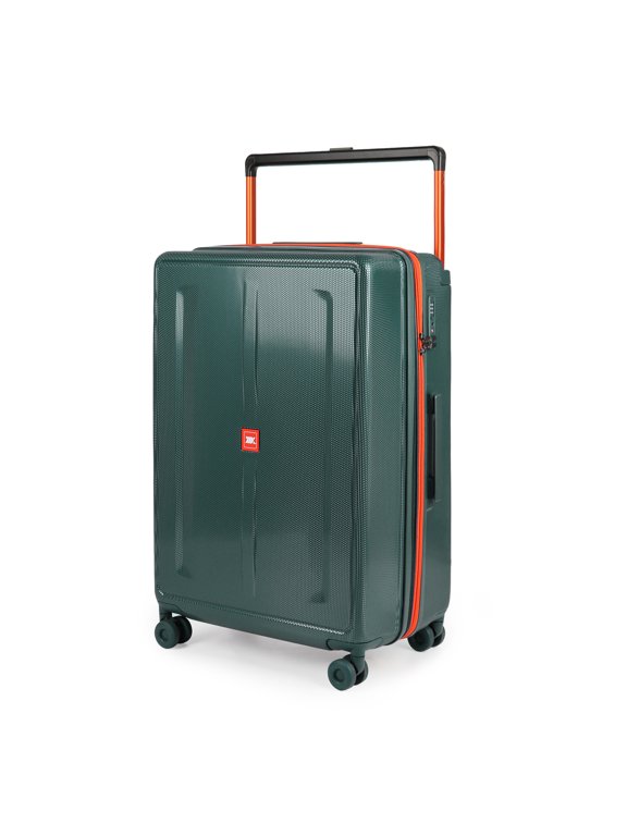 30" Expandable Hardside Checked Luggage with Wide Aluminum Handle and Silent Spinner Wheels, Green - LP13803
