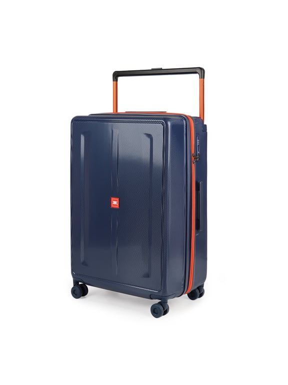 30" Hardside Large Checked Luggage,Expandable Suitcase with Silent Wheels & Aluminum Wide Handle,TSA-Approved, Navy - LP13803