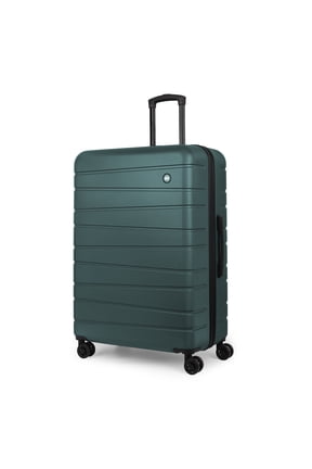 30" Hardside Large Checked Luggage Spinner Lightweight, Green - 2538