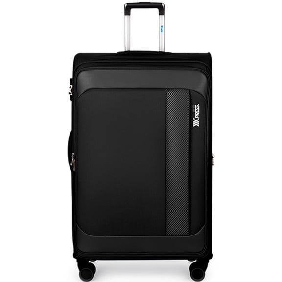New York Xpress 30" Softside Expandable Luggage Large Checked Suitcase with Spinner Wheels & TSA Lock, Black - 8809