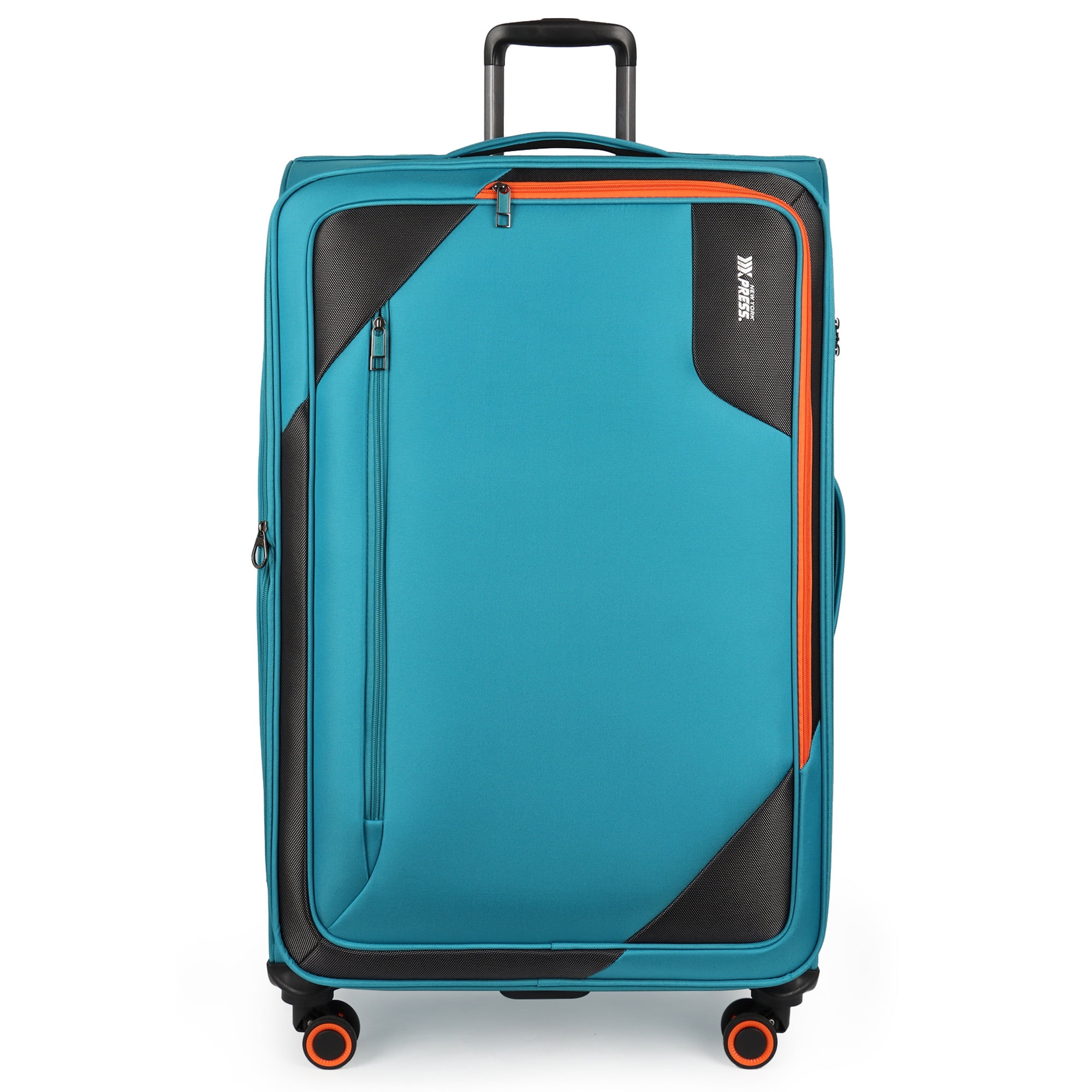 New York Xpress 32" Softside Large Checked Luggage, Expandable Suitcase with Spinner Wheels, TSA-Approved, Sky Blue , WD8818
