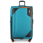 New York Xpress 32 Softside Large Checked Luggage, Expandable Suitcase with Spinner Wheels, TSA-Approved, Sky Blue , WD8818