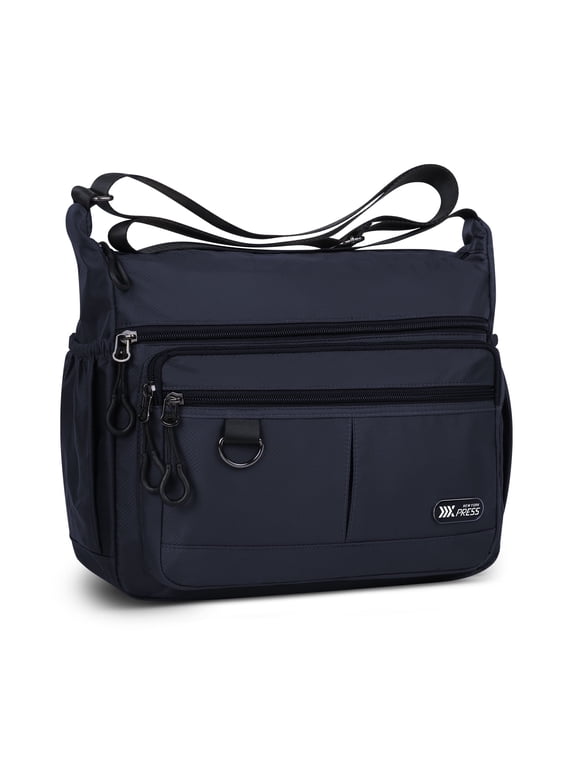 Crossbody Bag for Men Women Multi Pocket Purse Lightweight Waterproof Shoulder Handbag Casual Travel Satchel Handbag,TT851-Navy