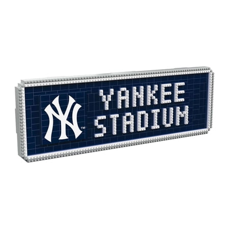 MLB New York Yankees 3D BRXLZ Stadium Street Sign Approx 688 Piece Building Set