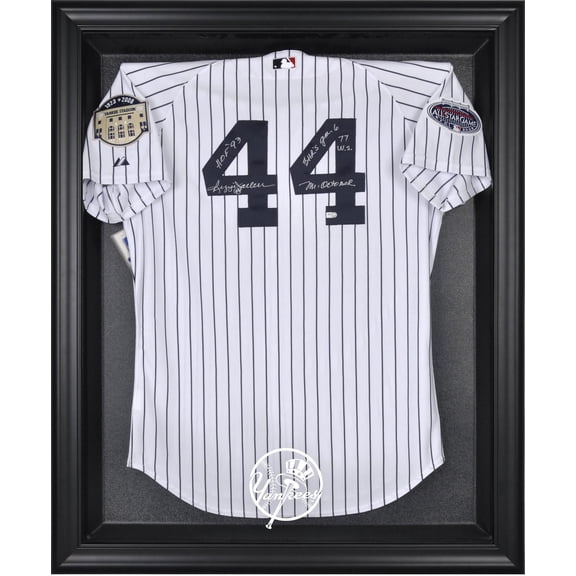 New York Yankees Black Framed Logo Jersey Display Case