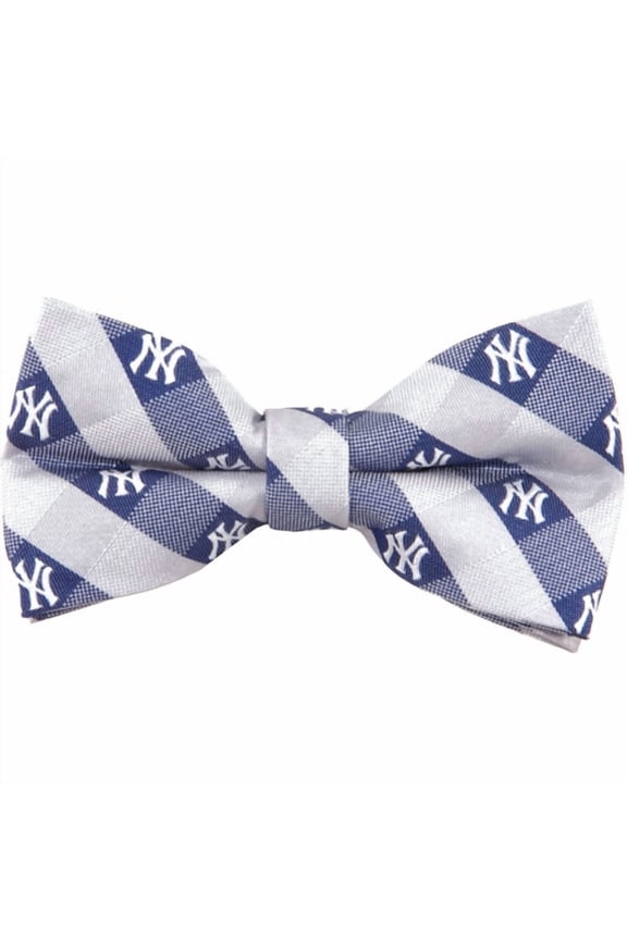 New York Yankees Check Bow Tie