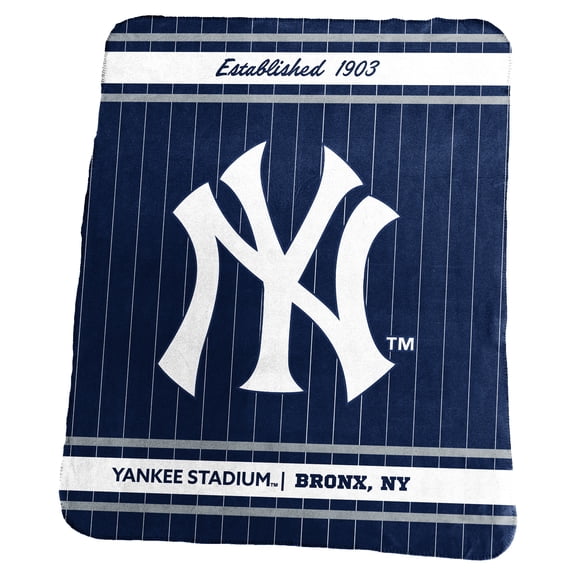 Logo Brands New York Yankees 50" x 60" Classic Fleece Throw Blanket