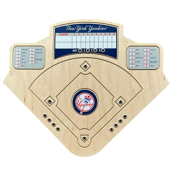 New York Yankees Handcrafted Wood Baseball Game